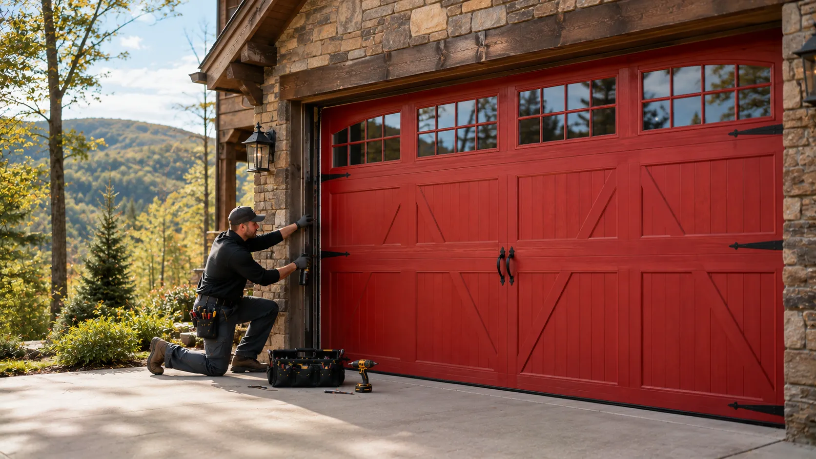 Garage door guides for Hesperia homeowners