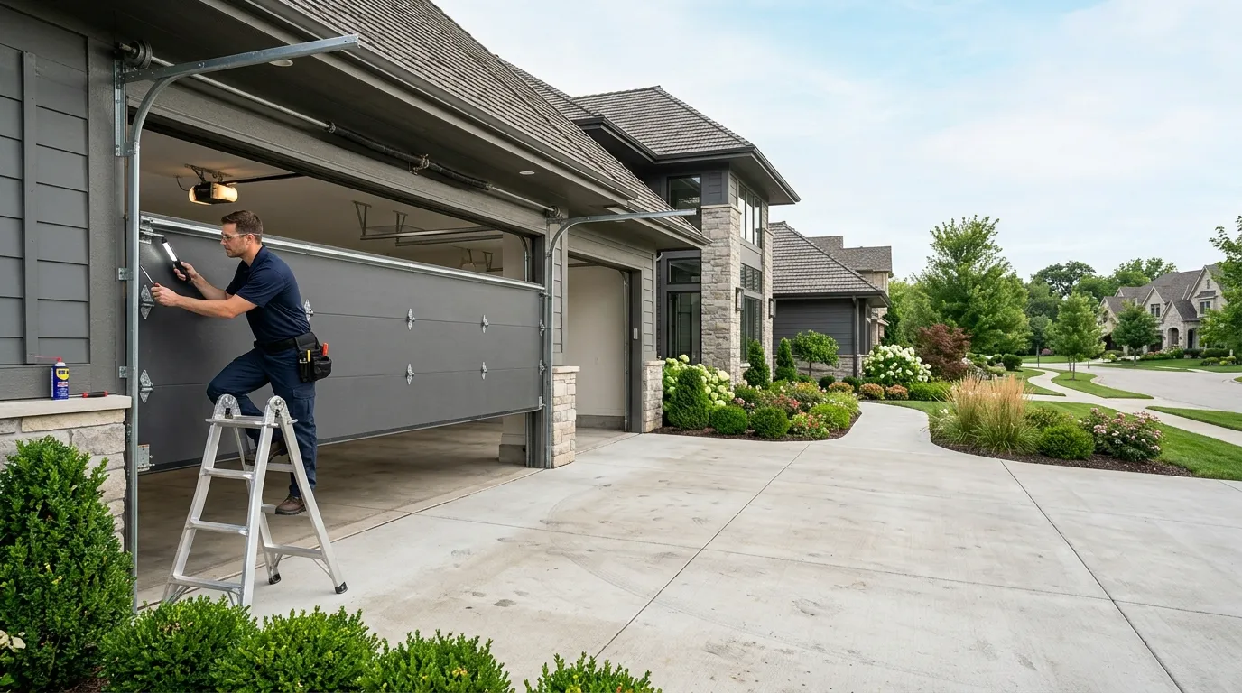 Repaired & tested - Hesperia garage door service