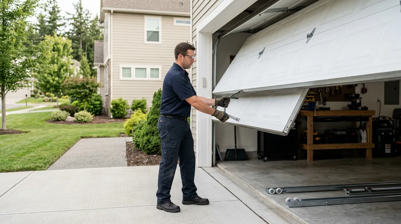 What a Garage Door Repair Actually Involves in Hesperia