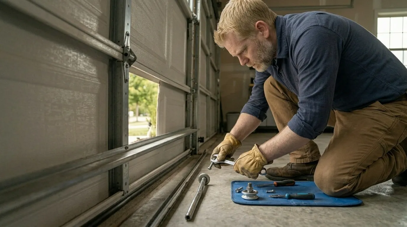 Repaired & tested - Hesperia garage door service