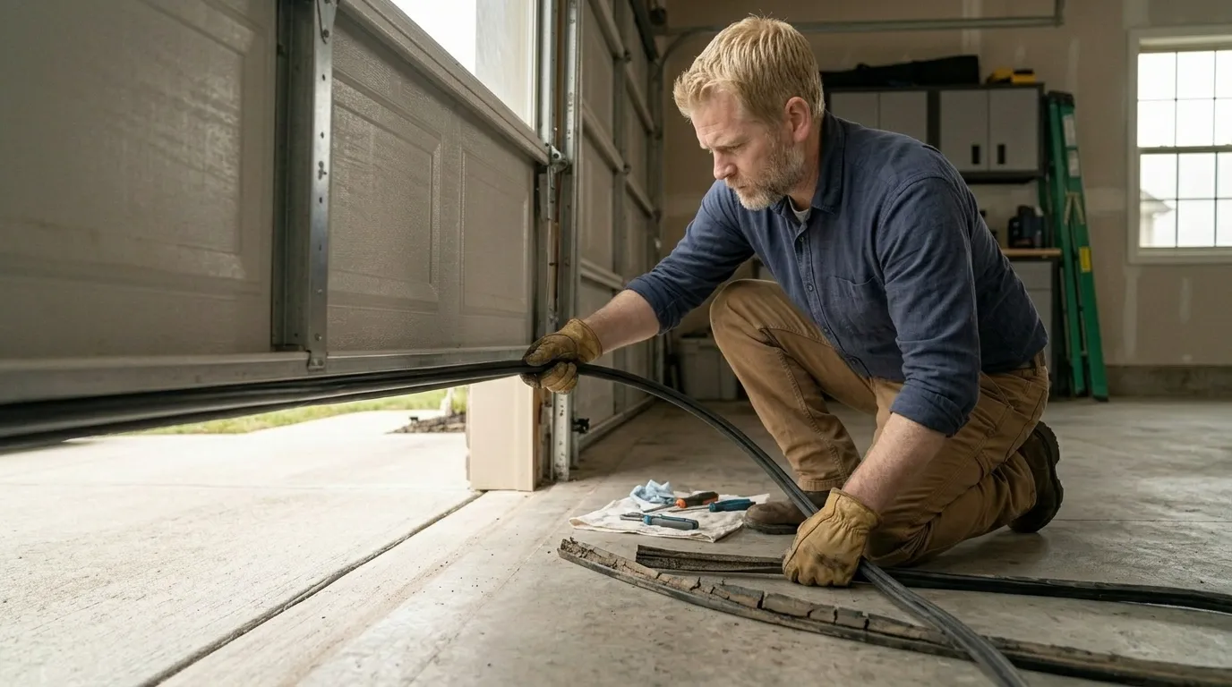 Repaired & tested - Hesperia garage door service