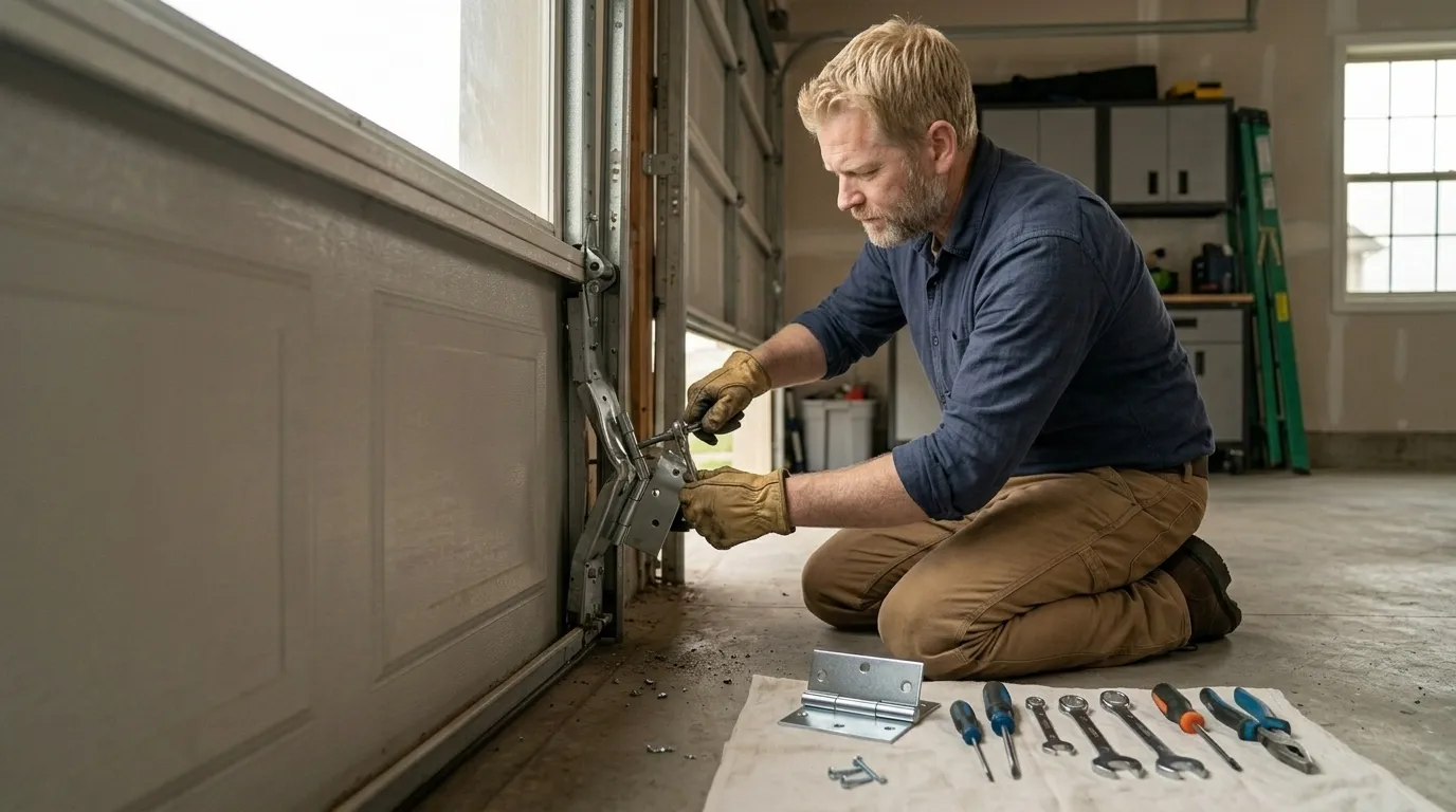 Repaired & tested - Hesperia garage door service