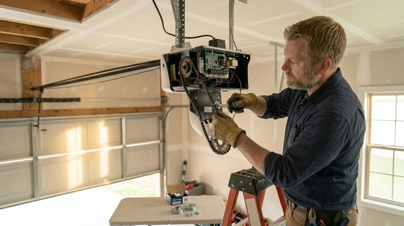 Repaired & tested - Hesperia garage door service