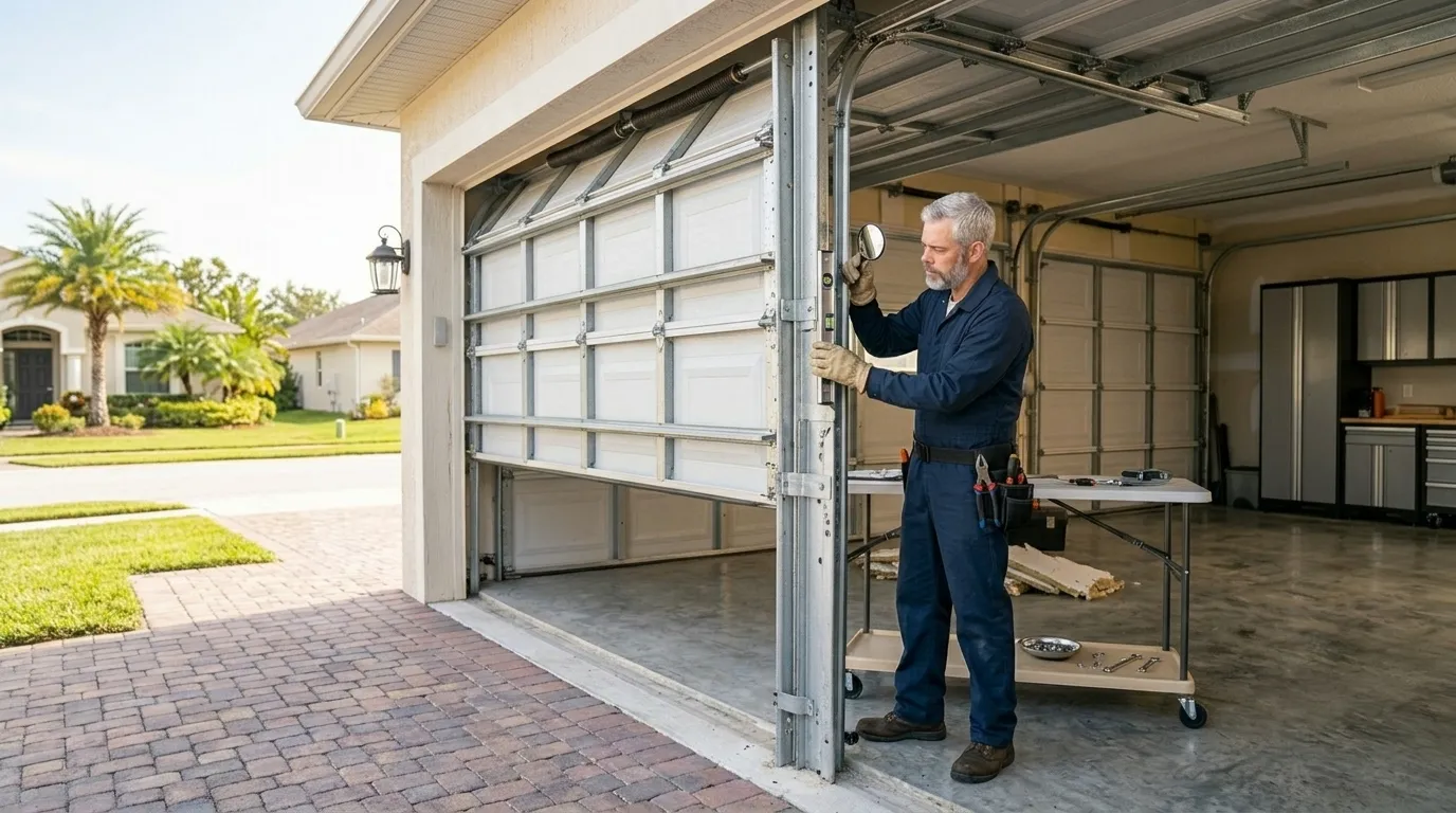 Repaired & tested - Hesperia garage door service