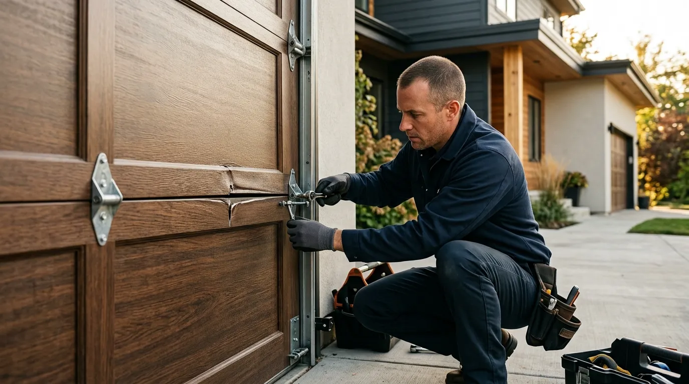 Repaired & tested - Hesperia garage door service