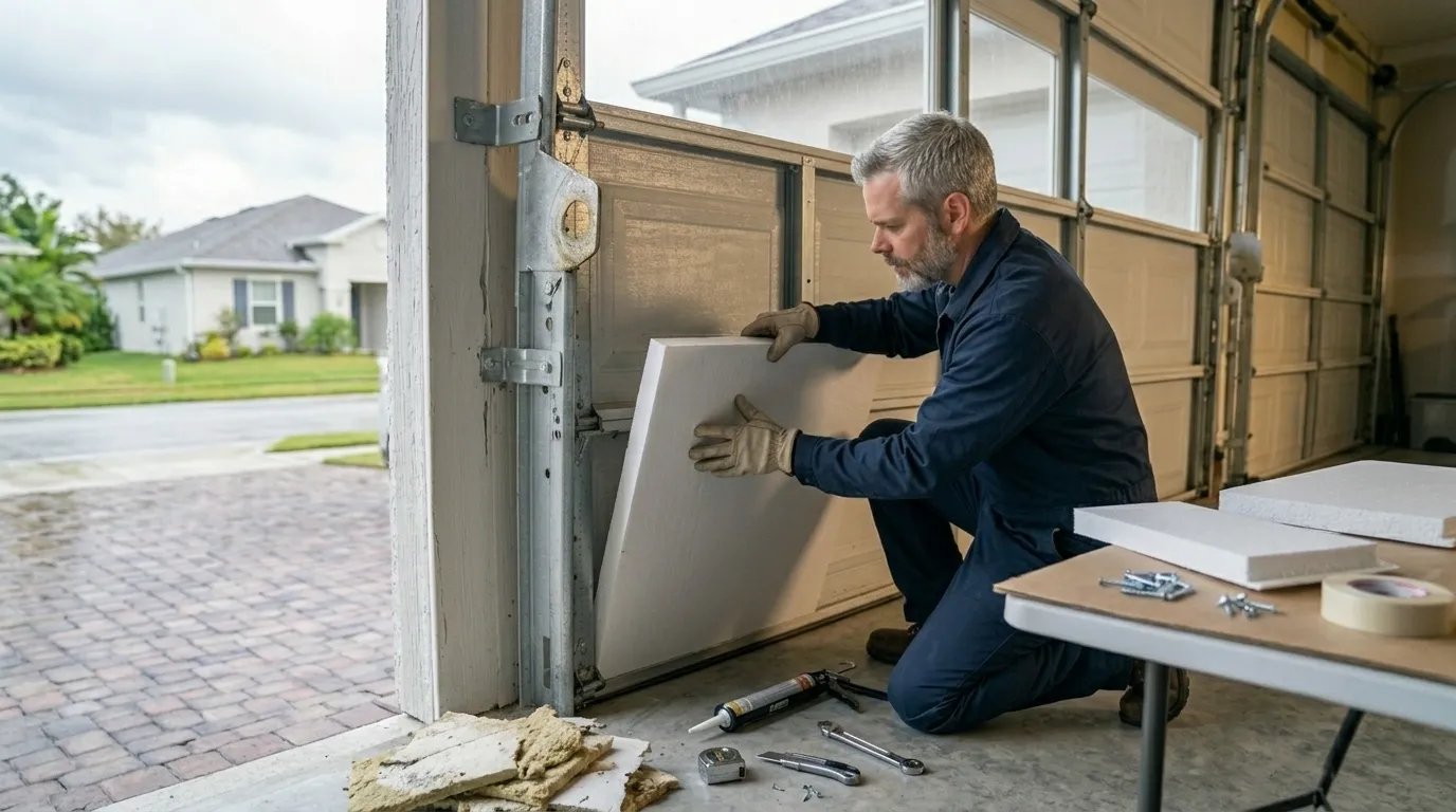 Repaired & tested - Hesperia garage door service